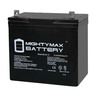 Mighty Max Battery 12V 55Ah AGM Battery Replacement for Kinetik HC1200 ML55-121911112111115